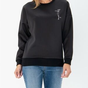Armani Exchange Black Sweatshirt for Women